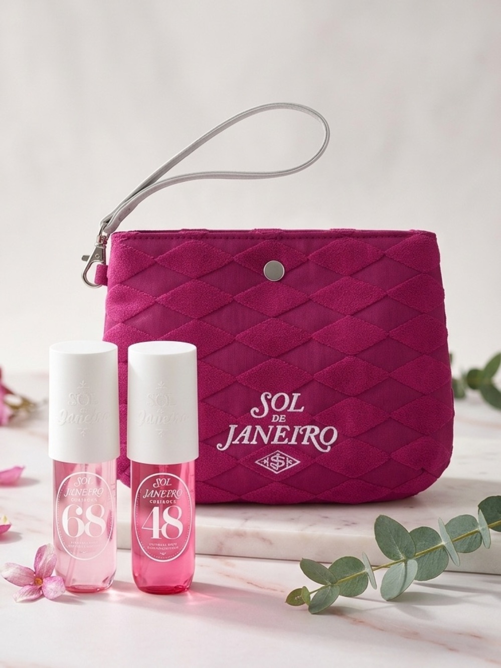 3 piece EMPTY Sol De Janeiro Gift Set Cheirosa 68 & Cheirosa 48